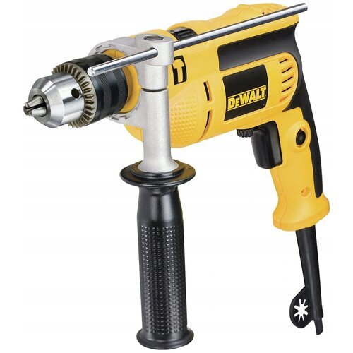 Ударная дрель DeWALT DWD024-KS, 750 Вт, без аккумулятора желтый/черный коробка