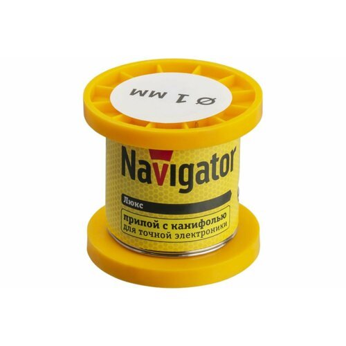 Припои с канифолью ПОС-61 Navigator 93082 NEM-Pos02-61K-1-K100