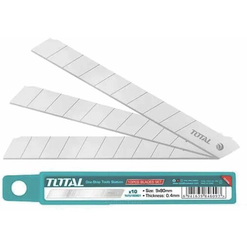 Лезвия для ножа TOTAL THT5190901 09мм x 80мм 10 шт