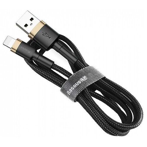 Baseus cafule Cable USB For iP 2A 3m Gold+Black