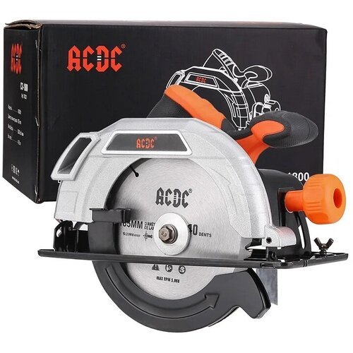 Пила циркулярная ACDC CS-1800 1800Вт, 5000 об/мин, диск 185х20х40 в комплекте T0023