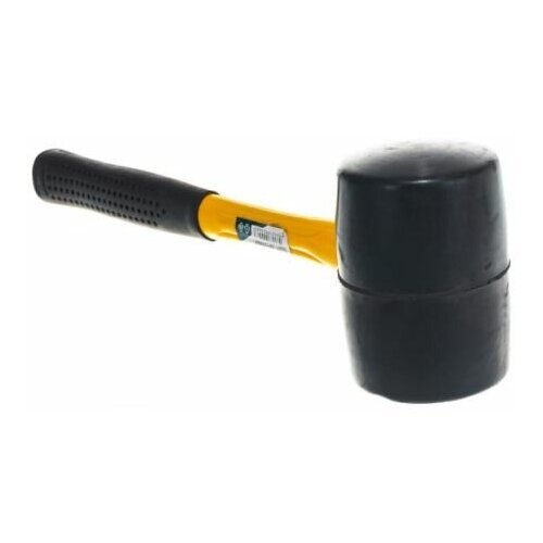 Киянка резиновая, фиберглассовая ручка 80 мм (900 гр) | код 45495 | FIT (2шт. в упак.)