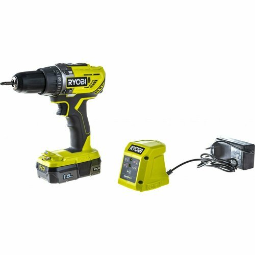 Компактная дрель-шуруповерт Ryobi R18DD3-115S