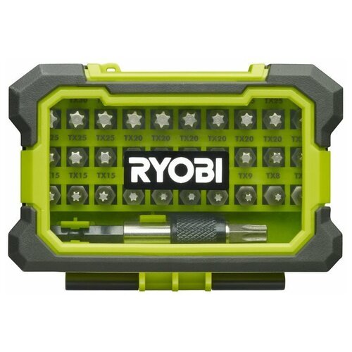 Набор бит RYOBI RAK32TSD, 32 предм., серый/зеленый