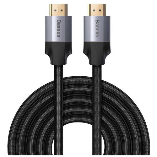 Baseus Enjoyment Series 4KHD Male To 4KHD Male Adapter Cable 5m Dark gray