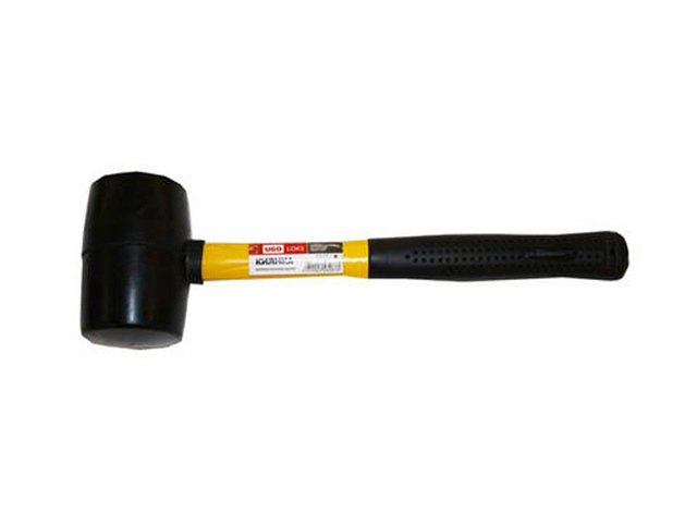 киянка UGO LOKS резиновая 450г фибергласовая ручка